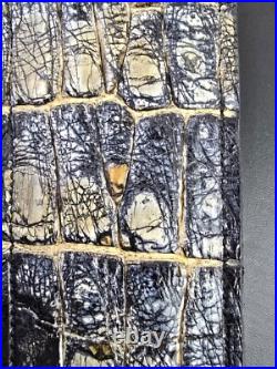 Alligator skin Rifle Sling CUSTOM handcrafted padded Genuine with CLOACA gluteus