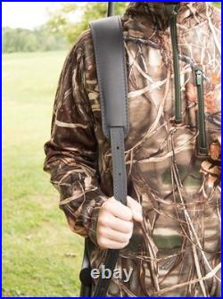 Amish Handmade Leather Rifle Sling with Suede Lining Comfort & Durability