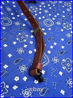 Andy Langlois Maker USA Custom Leather Rifle Sling With Swivels