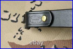 Andy's Leather Rhodesian Rifle Sling with quick detachable swivels Made in USA