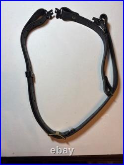 Andy's Leather Scout Rifle Sling with QD Swivels in Black