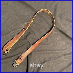 Antique 1940s Hunting Rifle Leather Sling