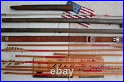 Antique Gun Barrels, Sling, Forearm & Arrows