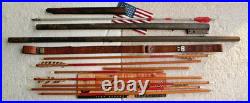 Antique Gun Barrels, Sling, Forearm & Arrows
