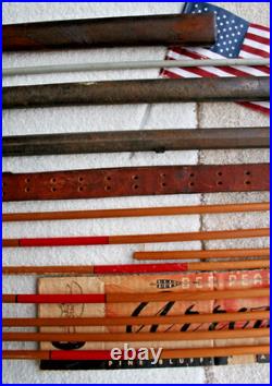 Antique Gun Barrels, Sling, Forearm & Arrows