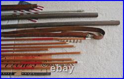 Antique Gun Barrels, Sling, Forearm & Arrows