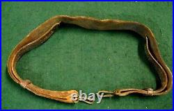 Antique Leather Rifle Sling mked RIA 1903 Krag-Jorgensen, Late Trapdoor