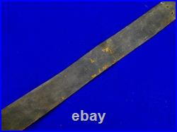 Antique US Civil War Carbine Rifle Leather Sling with Hook