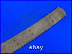 Antique US Civil War Carbine Rifle Leather Sling with Hook