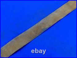 Antique US Civil War Carbine Rifle Leather Sling with Hook