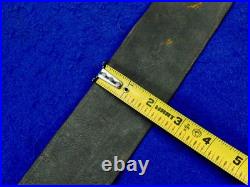 Antique US Civil War Carbine Rifle Leather Sling with Hook