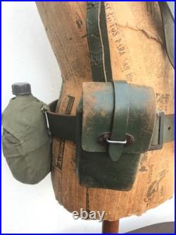 Argentine Army green Leather Harness LOT Malvinas/Falklands war
