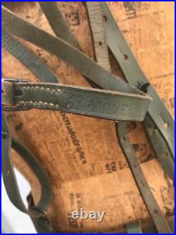 Argentine Army green Leather Harness LOT Malvinas/Falklands war