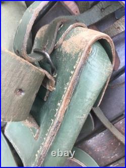 Argentine Army green Leather Harness LOT Malvinas/Falklands war