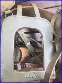 Argentine Army green Leather Harness LOT Malvinas/Falklands war