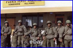 Argentine Army green Leather Harness LOT Malvinas/Falklands war