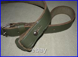 Argentine Model 1891 Mauser Carbine / Rifle Green Leather Sling MINTY MUST READ
