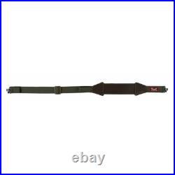 Armageddon Gear Hunter's Rifle Sling, Ranger Green, Leather Accents (AGH0109-RG)