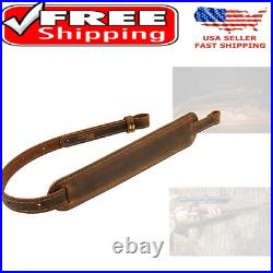 BF500 Adjustable Leather Rifle Sling Durable and Stylish Gun Carrying Solution