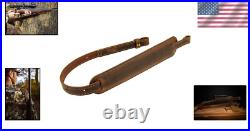 BF500 Adjustable Leather Rifle Sling Durable and Stylish Gun Carrying Solution