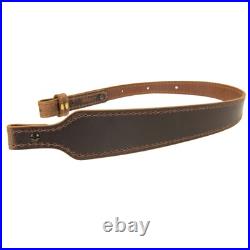 BF70022 Buffalo Leather Cobra Rifle Gun Sling Crazy Horse/Brown Amish Handmade