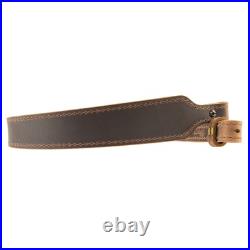 BF70022 Buffalo Leather Cobra Rifle Gun Sling Crazy Horse/Brown Amish Handmade