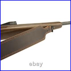 BF70022 Buffalo Leather Cobra Rifle Gun Sling Crazy Horse/Brown Amish Handmade