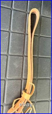 BIANCHI COBRA #70 TOOLED SHEEP BACKED LEATHER RIFLE SLING COBRA vintage