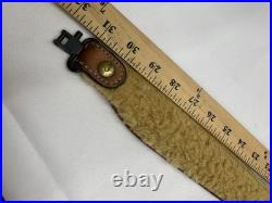 BIANCHI COBRA #70 TOOLED SHEEP BACKED LEATHER RIFLE SLING COBRA vintage