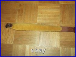 BIANCHI COBRA TOOLED SHEEP BACKED LEATHER RIFLE SLING WithSWIVELS Vintage