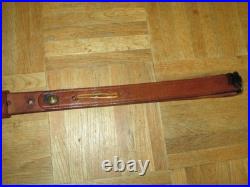 BIANCHI COBRA TOOLED SHEEP BACKED LEATHER RIFLE SLING WithSWIVELS Vintage