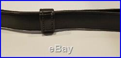 BLACK M1907 Turner Saddlery National Match Leather Rifle Sling 56 Pre-Owned
