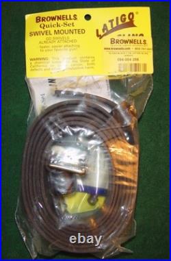 BROWNELL'S Quick Set Swivel Mounted LATIGO 1 1/4 Rifle Sling with Swivels