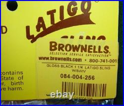 BROWNELL'S Quick Set Swivel Mounted LATIGO 1 1/4 Rifle Sling with Swivels BROWNELL'S Quick Set Swivel Mounted LATIGO 1 1/4 Rifle Sling with Swivels