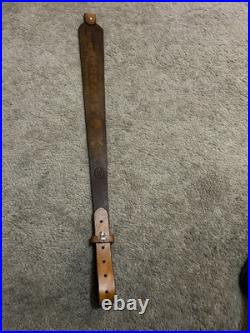 BROWNING Custom Leather Rifle Sling Hand Tooled And Made in the USA