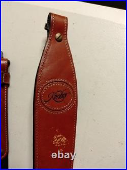 Beautiful Kimber Padded Leather Rifle Sling Brown and Black