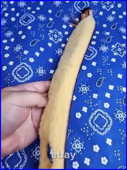 Bianchi #72 Cobra Grande White Stitched Sheep Backed Leather Thumb Rifle Sling