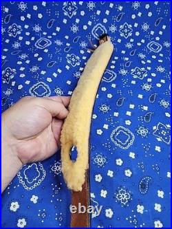 Bianchi #72 Cobra Grande White Stitched Sheep Backed Leather Thumb Rifle Sling