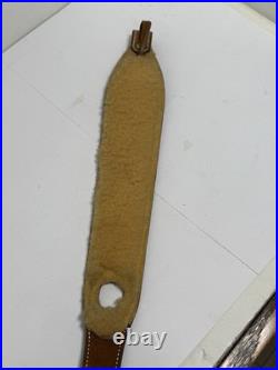 Bianchi #74 Cobra Grande Hand Tooled Leather Adjustable Padded Rifle Sling 30