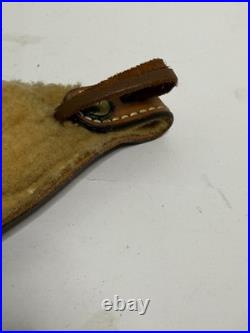 Bianchi #74 Cobra Grande Hand Tooled Leather Adjustable Padded Rifle Sling 30