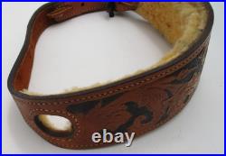 Bianchi #74 Cobra Grande Leather Adj Padded Rifle Sling 34 BIANCHI