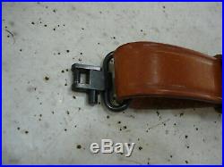 Bianchi Cobra Brown Tooled Leather Gun / Rifle Sling