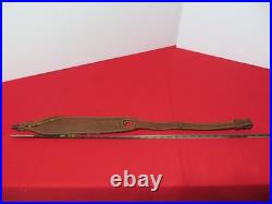 Bianchi Cobra Grande #73 White Stitched Tooled Sheep Backed Leather Rifle Sling