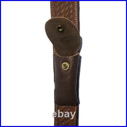 Bianchi Cobra Sling Tooled Suede Pouch Rifle Sling