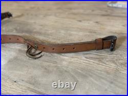 Bianchi Cobra Tooled Stitched Pouched Suede Backed Rifle Sling With Swivels