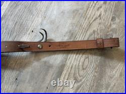 Bianchi Cobra Tooled Stitched Pouched Suede Backed Rifle Sling With Swivels