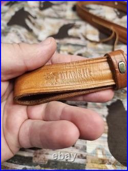 Bianchi International Buckle Leather Rifle Sling Shotgun Muzzleloader Sling