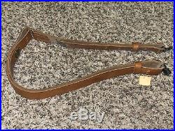 Boyt 1-1/4 Leather Military Style Rifle Gun Sling
