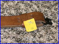 Boyt 1-1/4 Leather Military Style Rifle Gun Sling