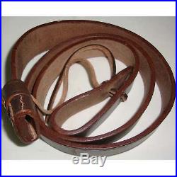 British WWI & WWII Lee Enfield SMLE Leather Rifle Sling 5 Units AS859